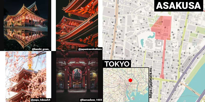 Photo map asakusa