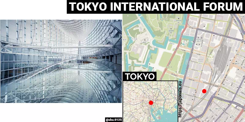 Tokyo international forum photo insta navigation