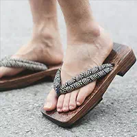 sandales geta homme japonaise